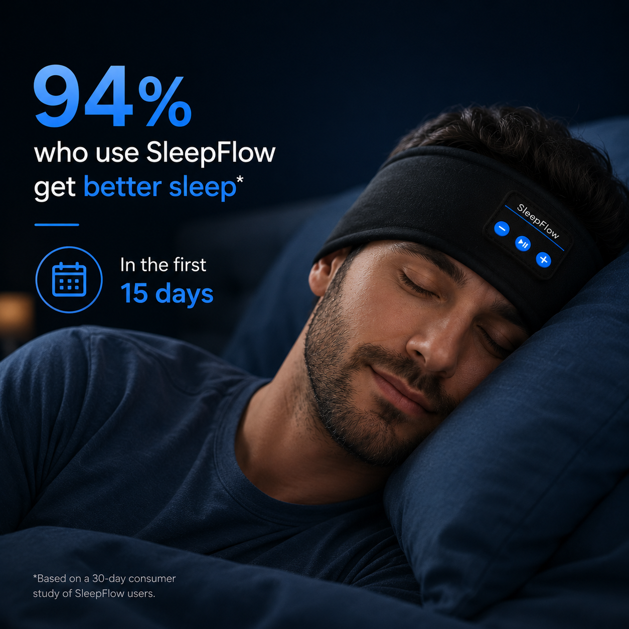 SleepBand Pro – Bluetooth Sleep & Sport Headband