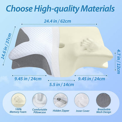Slow Rebound Memory Foam Pillow